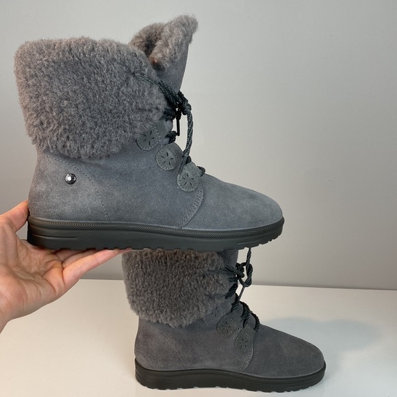 Abeo Imelda Lace Up Winter Boots Size 7 - Picture 13 of 16